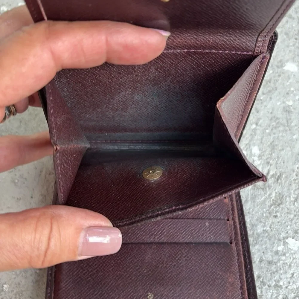 Vintage Louis Vuitton Taiga leather wallet